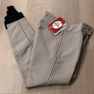 FILA Vintage Snowtime Stirrup Ski  Wool Blend Pants Womens Size 10. Cashmere NWT